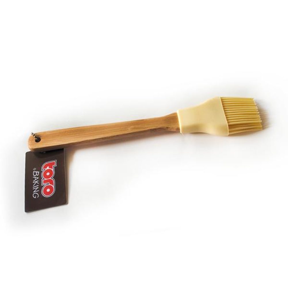 Levně TORO Mašlovačka silikon bamboo, krémová