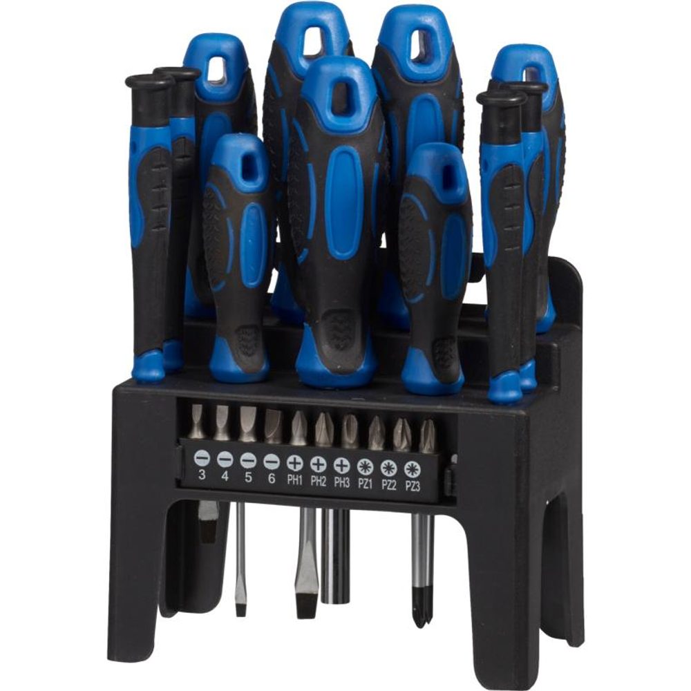 Levně FX TOOLS Sada šroubováků ve stojanu 21 ks KO-R03000340