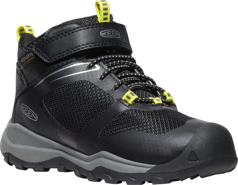 Levně KEEN WANDURO MID WP CHILDREN black/silver - 30