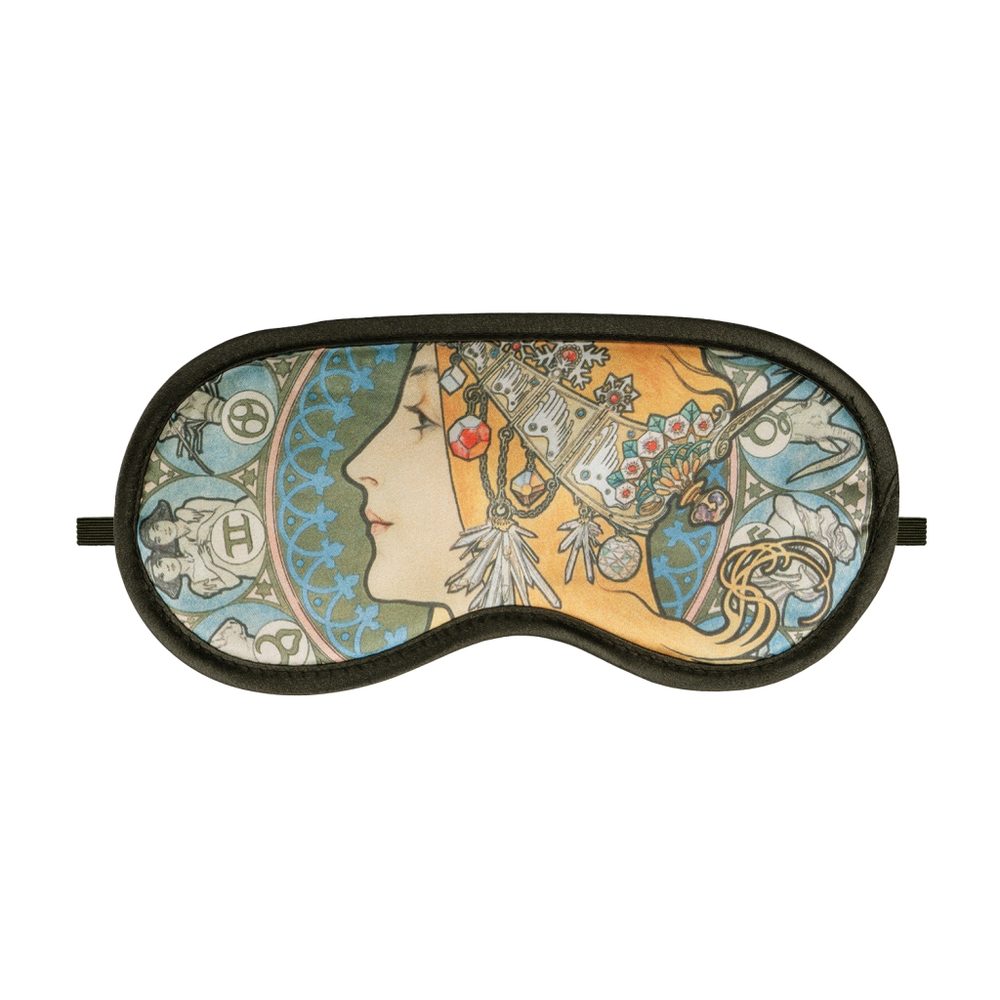 Levně Maska na spaní Alfons Mucha – Zodiak