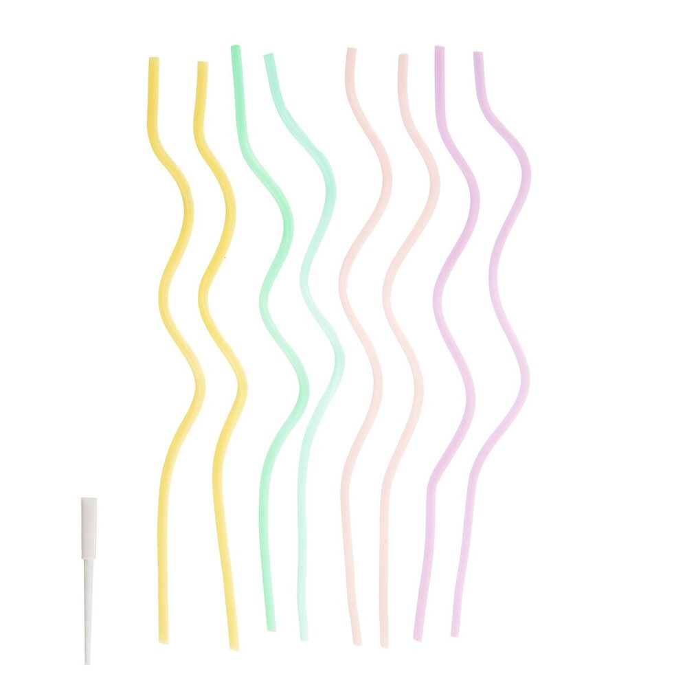 Levně Dortové svíčky spirála 15 cm 8 ks