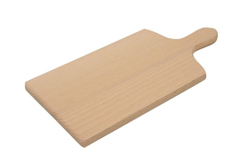 Levně prkénko 31,5x13,5x1,5, ručka, dřevo !