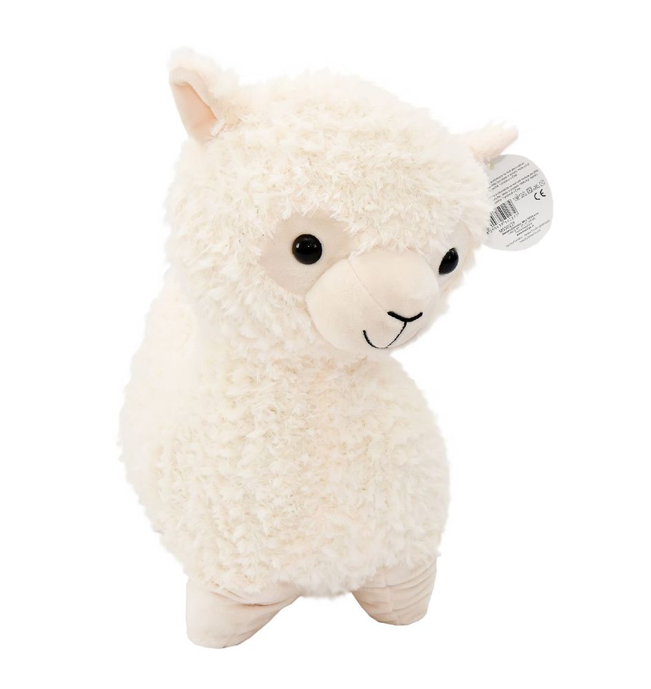 Levně Lama krémová, 40 cm