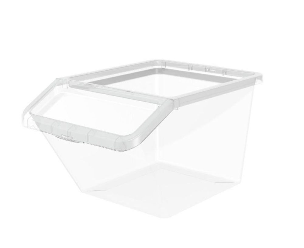 Levně box 40,0l, 57,5x39,5x31,3cm, zkos.,plast