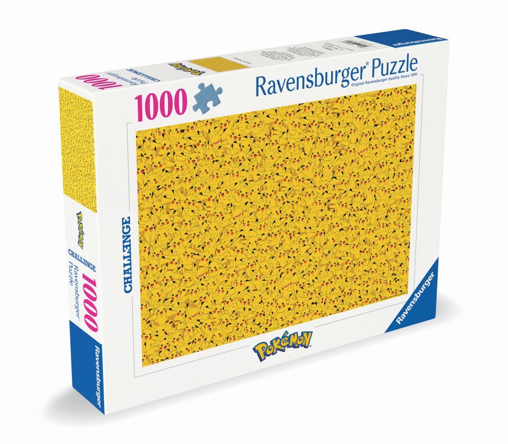 Levně Challenge Puzzle: Pokémon Pikachu 1000 dílků