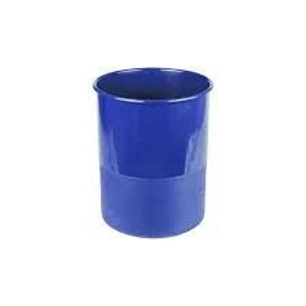 Levně koš odp.13l kancel.plný MODRÝ, d27x30cm, plast