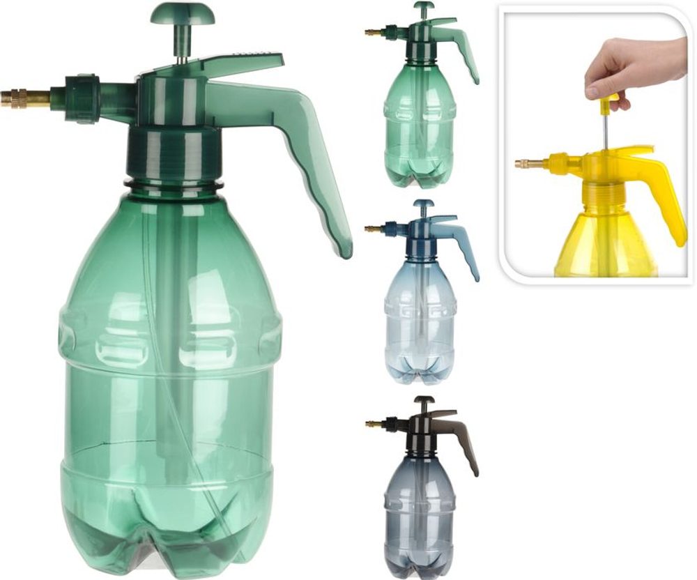 Levně rozprašovač 1,5l tlakový 3barvy transp.
