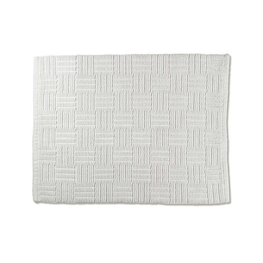 Levně KELA Koupelnová předložka Leana 65x55 cm bavlna bílá KL-23525