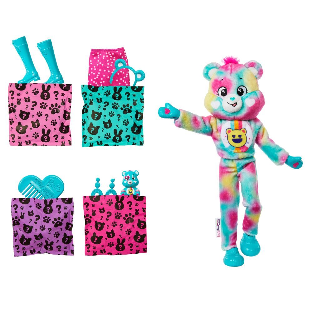 Levně BRB CUTIE REVEAL BARBIE A STAROSTLIVÍ MEDVÍDCI SÉRIE 2 - MODRÁ