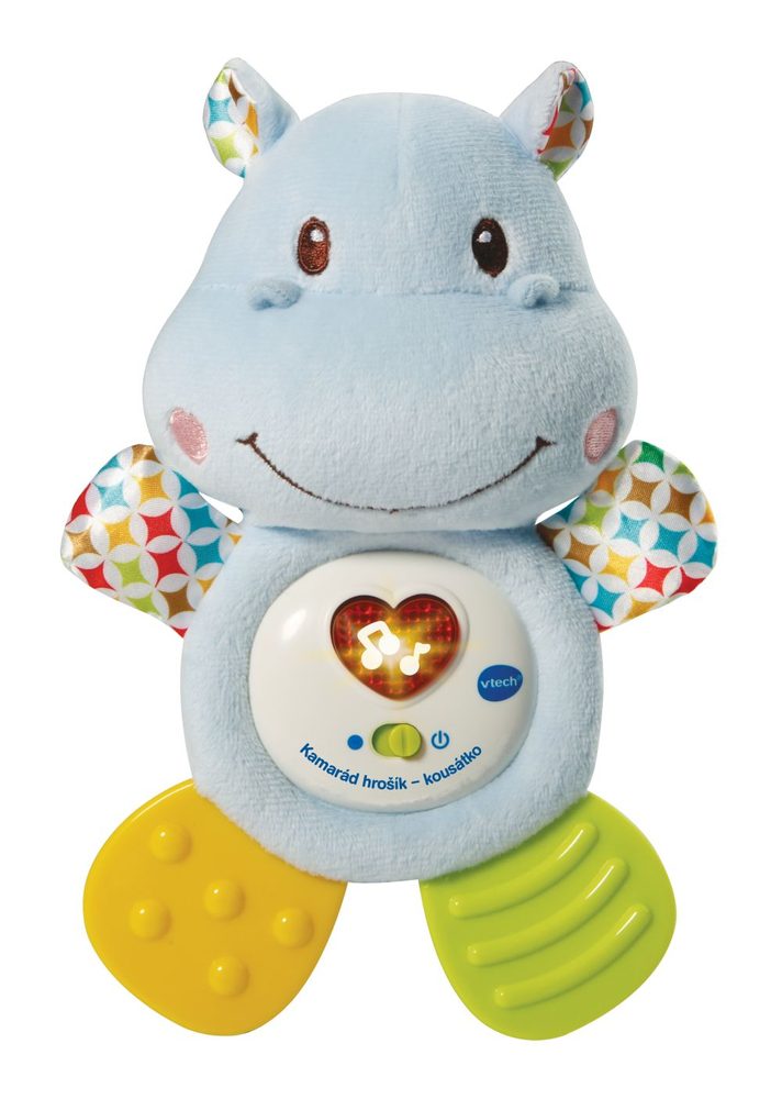 Levně Vtech Kamarád hrošík - kousátko CZ