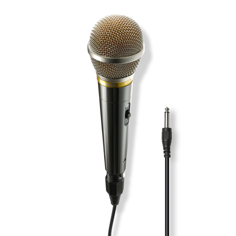 Levně Hama dynamický mikrofon Vocal Pro, XLR/jack 6,35 mm, kovový