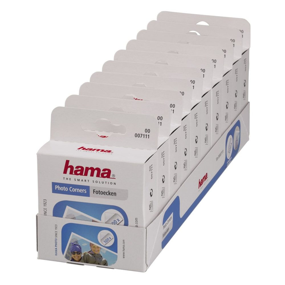 Levně Hama fotorůžky samolepící, transparentní, viskóza/papír, 500 ks
