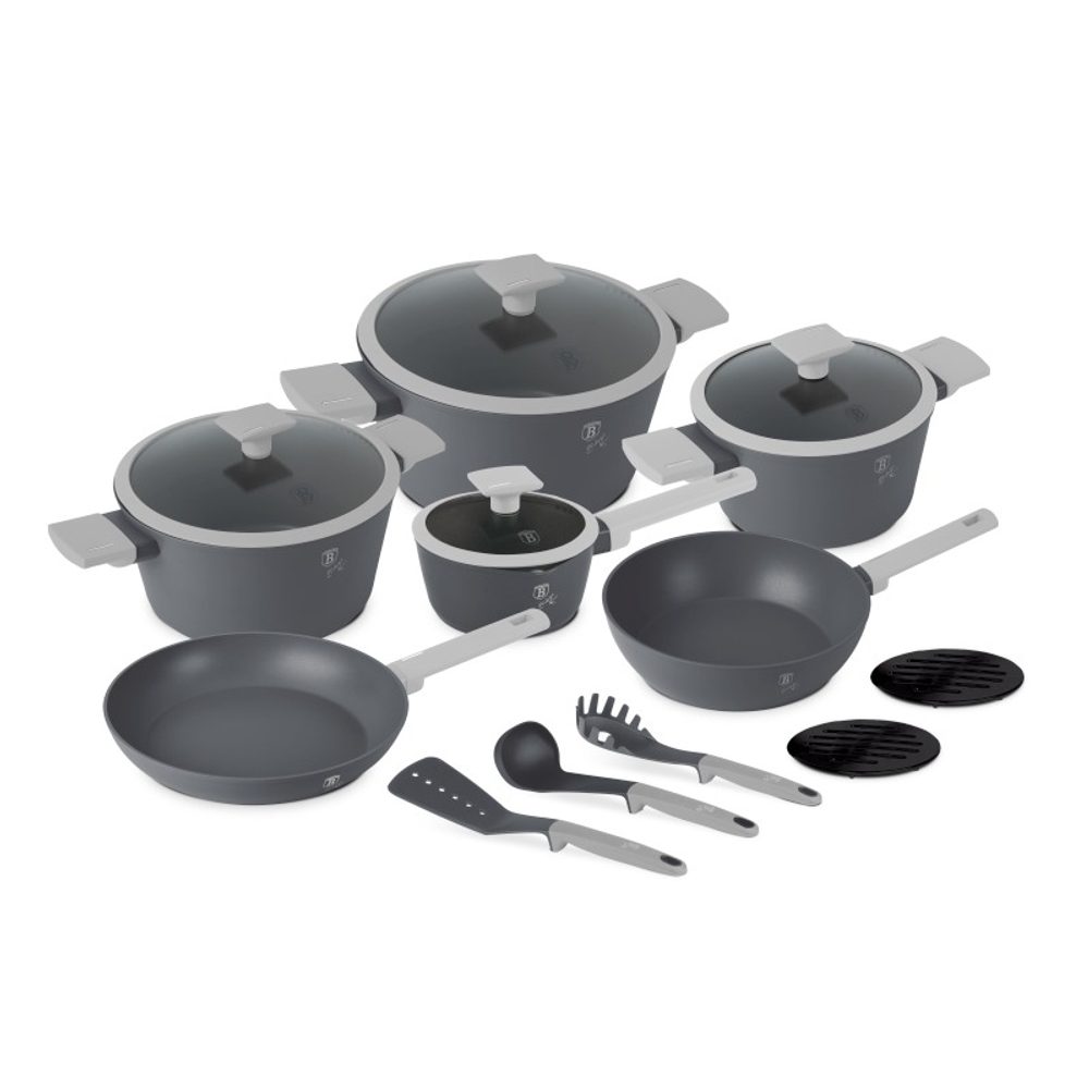 Levně BERLINGERHAUS Sada nádobí s titanovým povrchem 15 ks Aspen Collection BH-8245