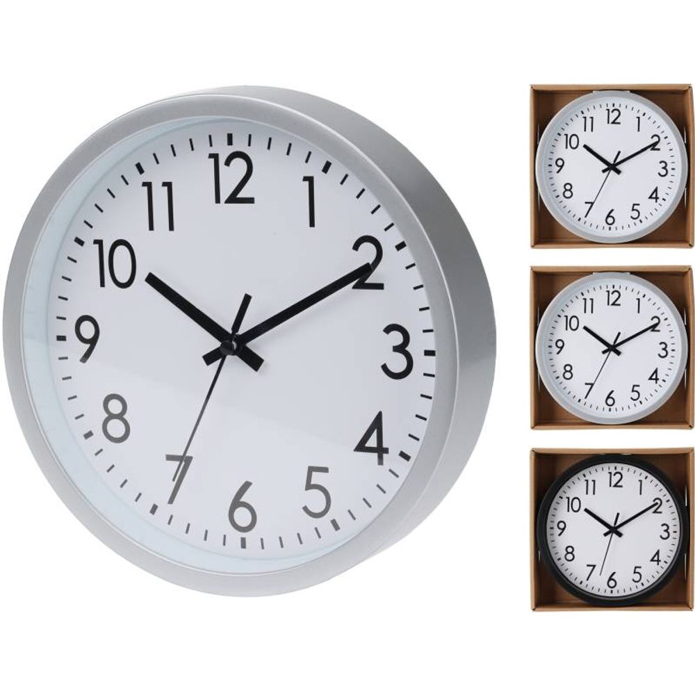 Levně SEGNALE Nástěnné hodiny 20 cm šedé KO-837000330seda