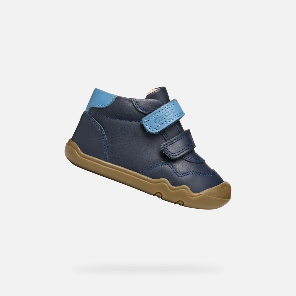 Levně Chlapci první kroky Geox Steppieup Tmavě modrá - 20