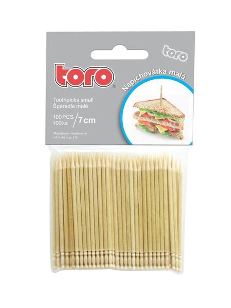 Levně TORO Napichovátka malá 100 ks, 7 cm