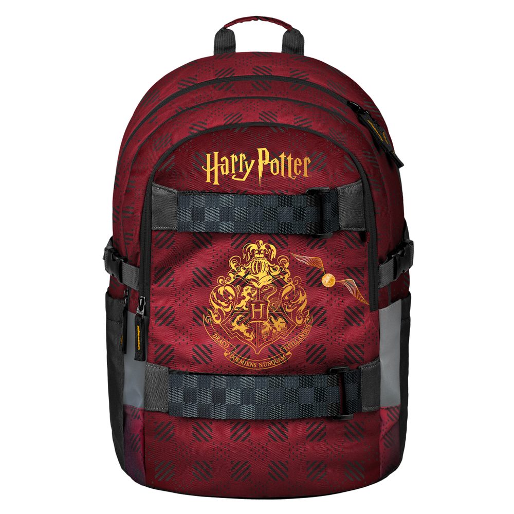 Levně BAAGL Školní batoh Skate Harry Potter Bradavice vínový