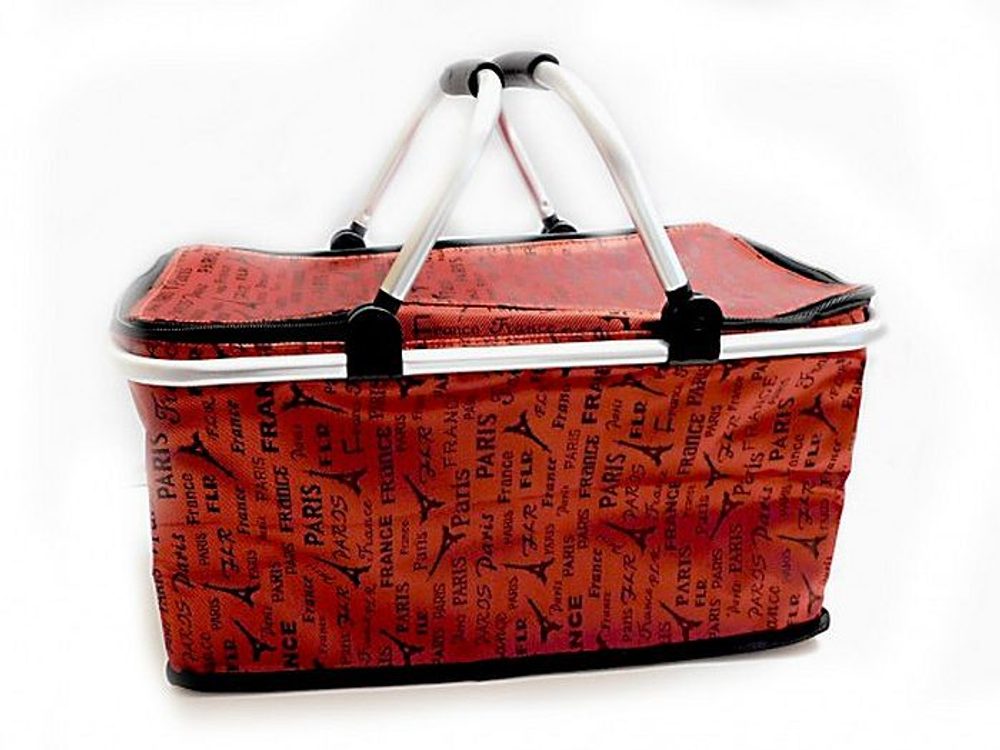 Levně taška 17l, nákup., 44x24x24cm, sklád., Al rám, tvrdé dno