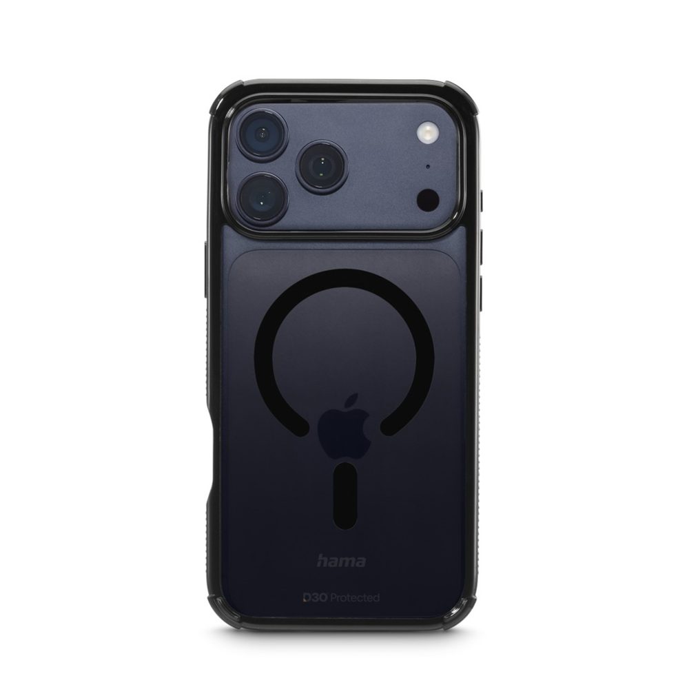 Levně Hama Extreme Protect, kryt pro Apple iPhone 17 Pro Max, magnetický, D3O®, černý - vyrobený v Německu