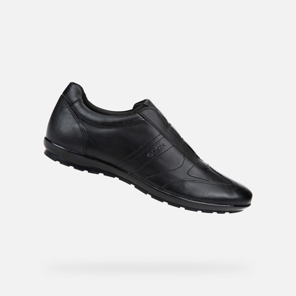Černá pánská společenská obuv Geox Uomo Symbol - 40