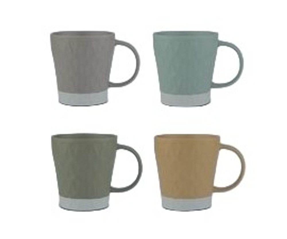 Levně hrnek 350ml 4BARVY NEW BONE, porcelán