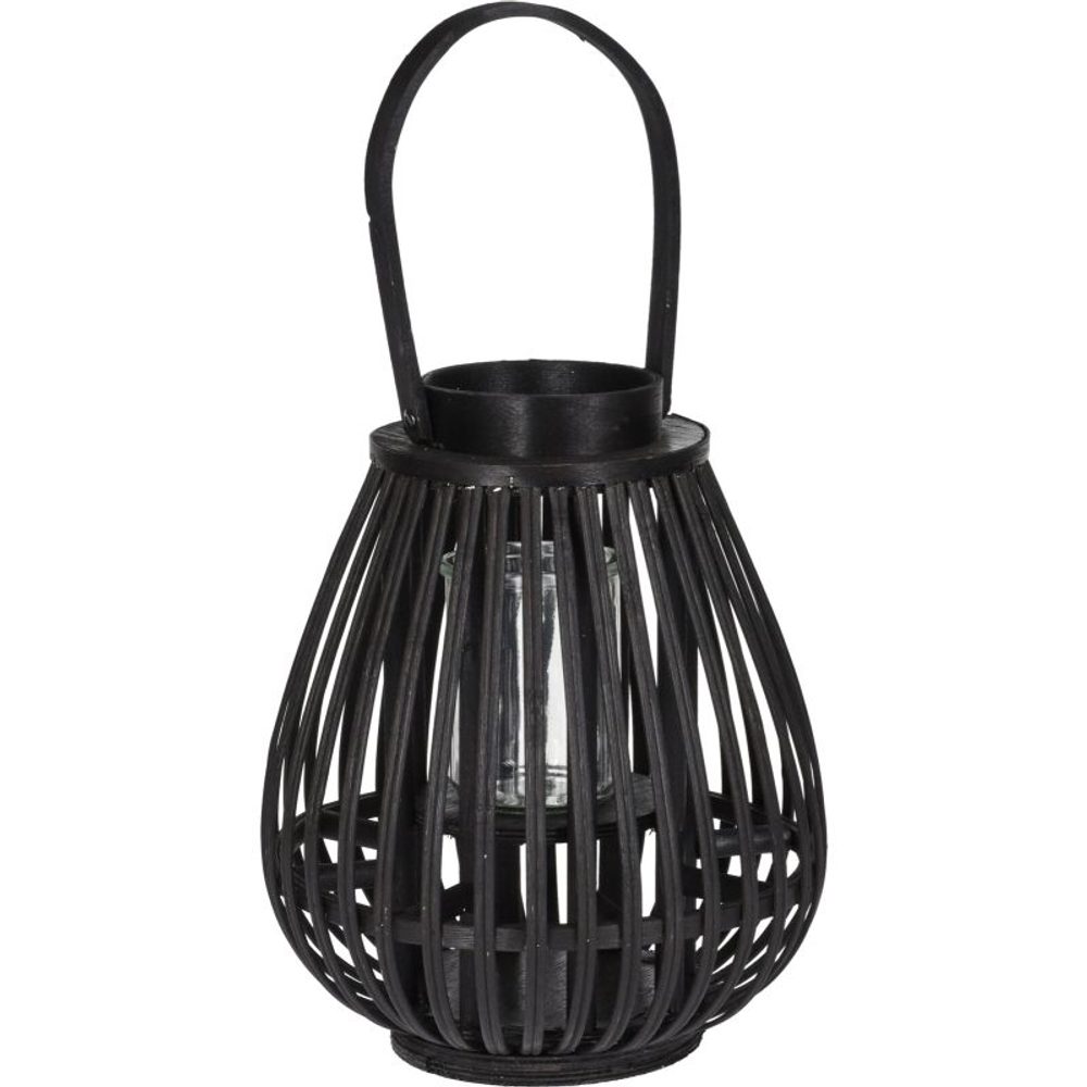 Levně PROGARDEN Lucerna na svíčku babusová 27 cm černá KO-AAE328260