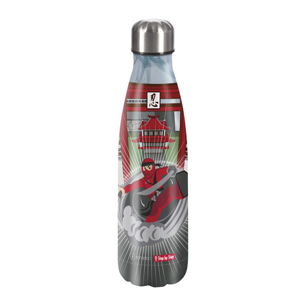 Levně Izolovaná láhev na pití z nerezové oceli 0,5 l, Ninja Yuma