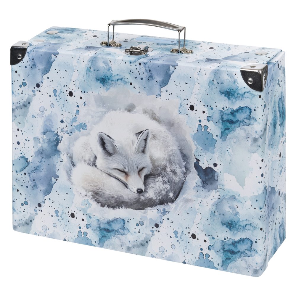 Levně BAAGL Skládací školní kufřík Polar s kováním