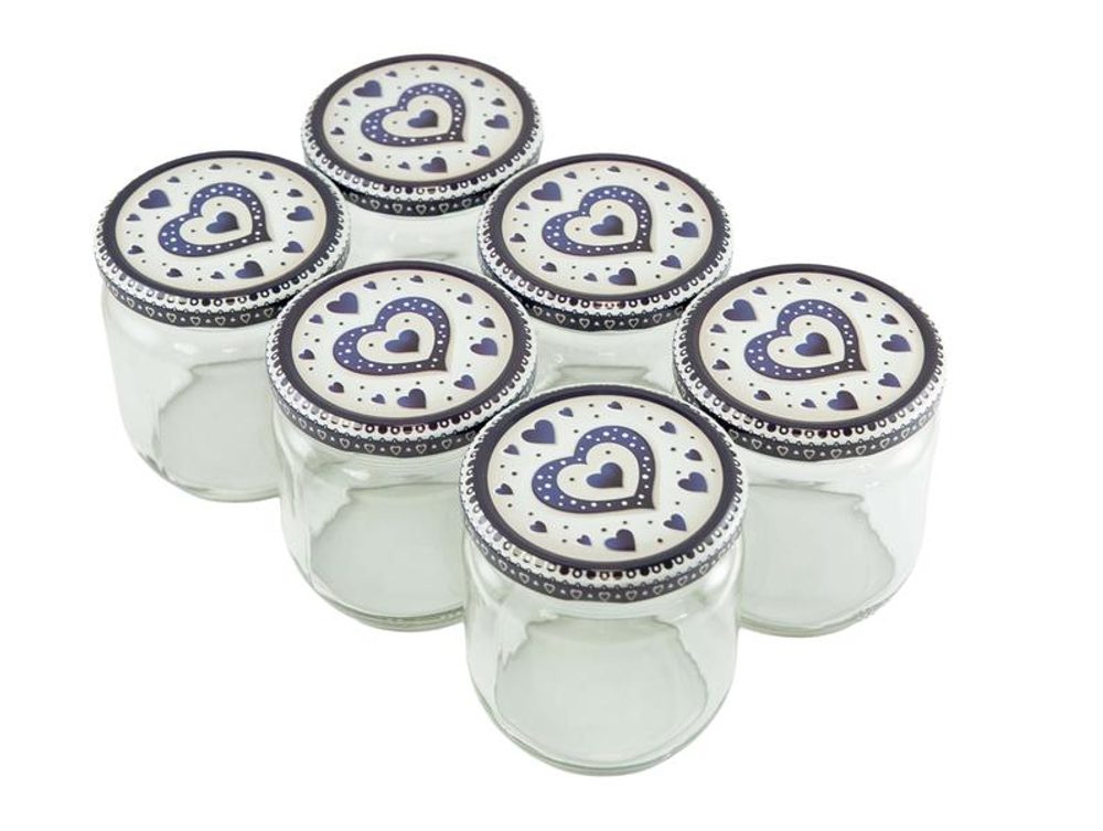 Nezařazeno SADA SKLENIC 6KS TWIST NA ZAVAŘ.425ML VÍČKO 82MM