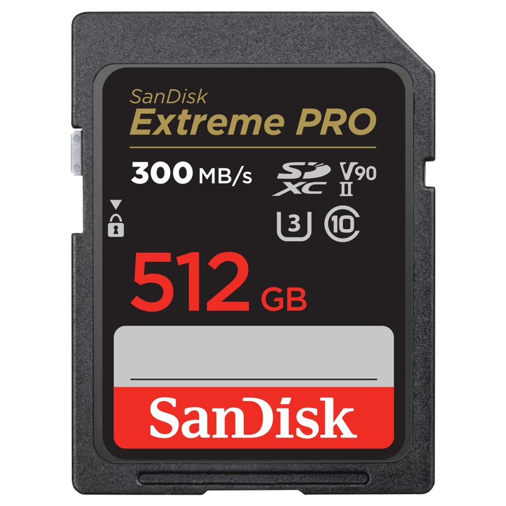Levně SanDisk Extreme PRO, 512 GB SD UHS-II (V90)