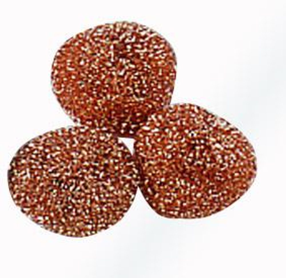 Levně TORO Drátěnka s měděným povrchem 3 ks, 8 x 3cm,40g
