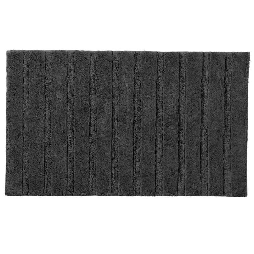 Levně KELA Koupelnová předložka Megan 80x50 cm bavlna žula KL-23593