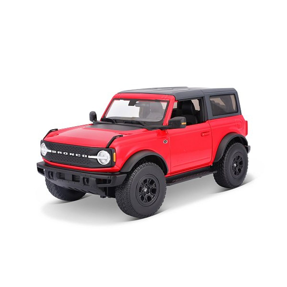 Levně Maisto - 2021 Ford Bronco Wildtrak, červená, 1:18