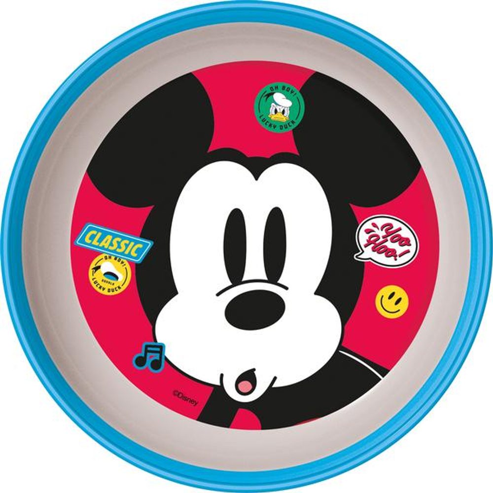 Levně STOR MISKA PLASTOVÁ MICKEY S PROTISKL. DNEM 14,7X4 CM