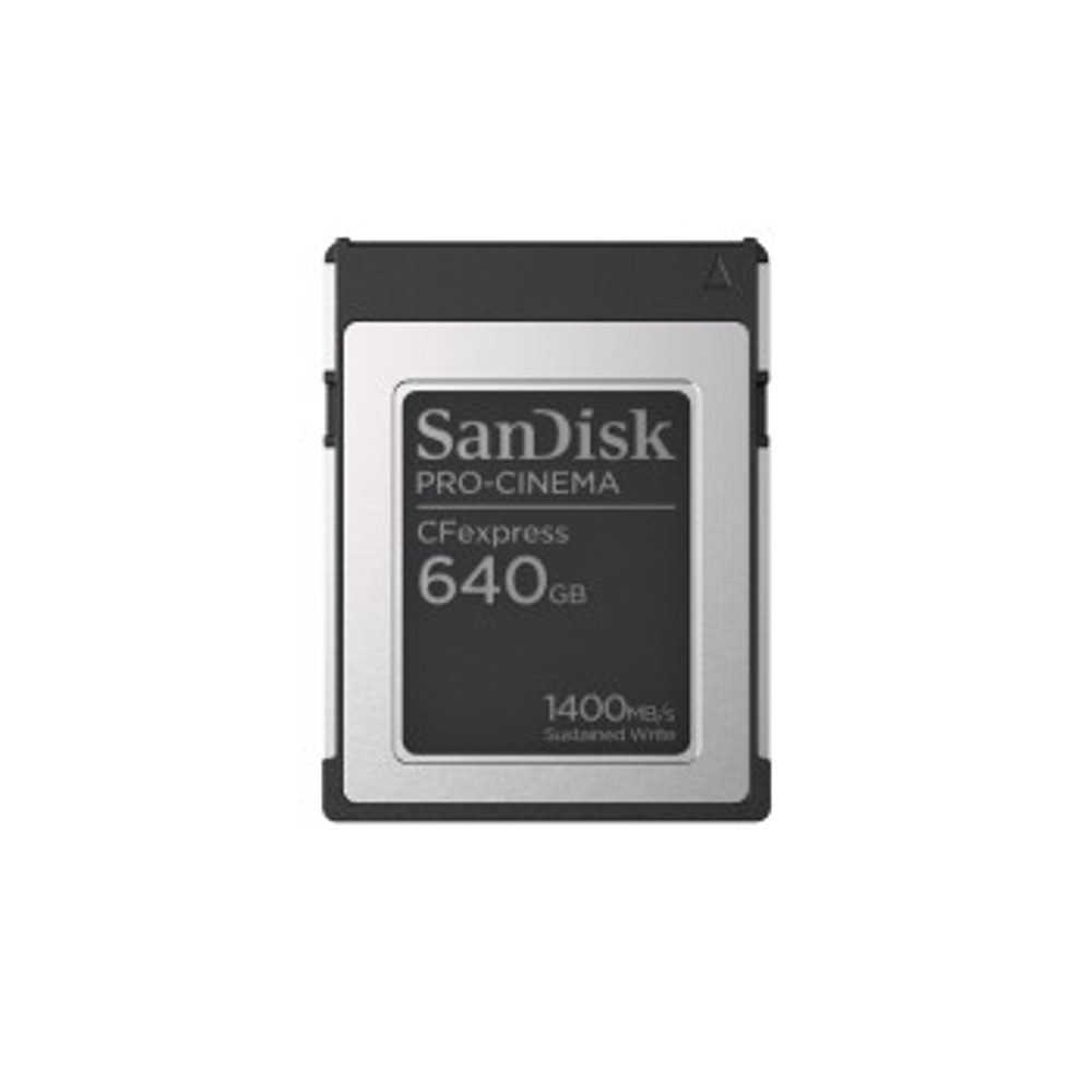 SanDisk PRO-CINEMA CFexpress Type B Card 640 GB up to 1700 MB/s,1500 MB/s