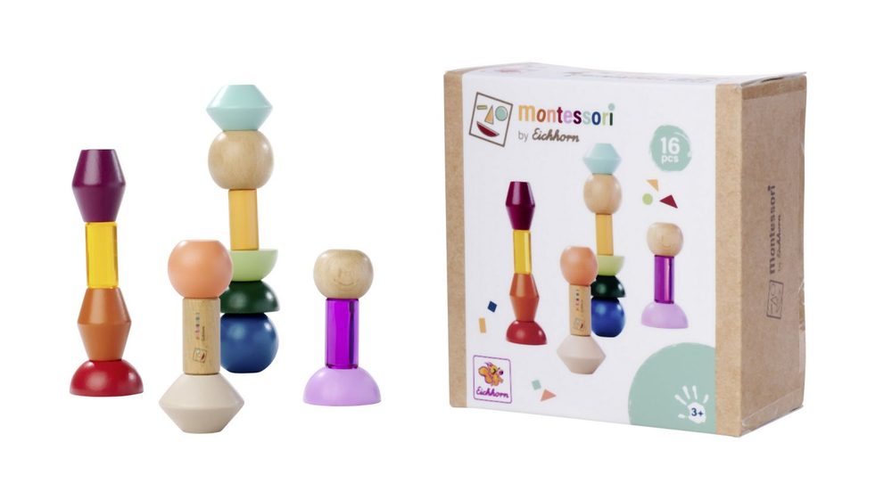 Levně Montessori Stohovací bloky