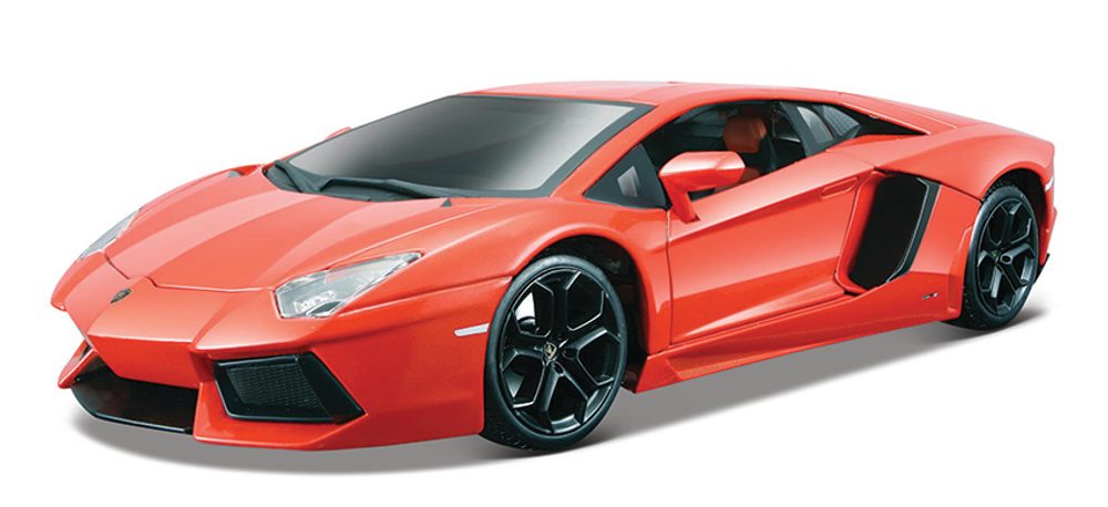 Levně Bburago 1:18 Plus Lamborghini Aventador LP700-4 Metallic Orange