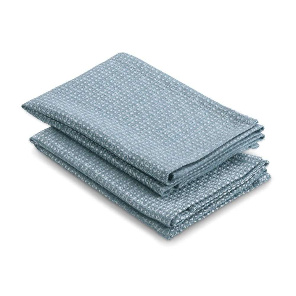 Levně KELA Utěrka CAJA 2 ks 55% bavlna/45% bambus světle modrá 32x32 cm KL-12878