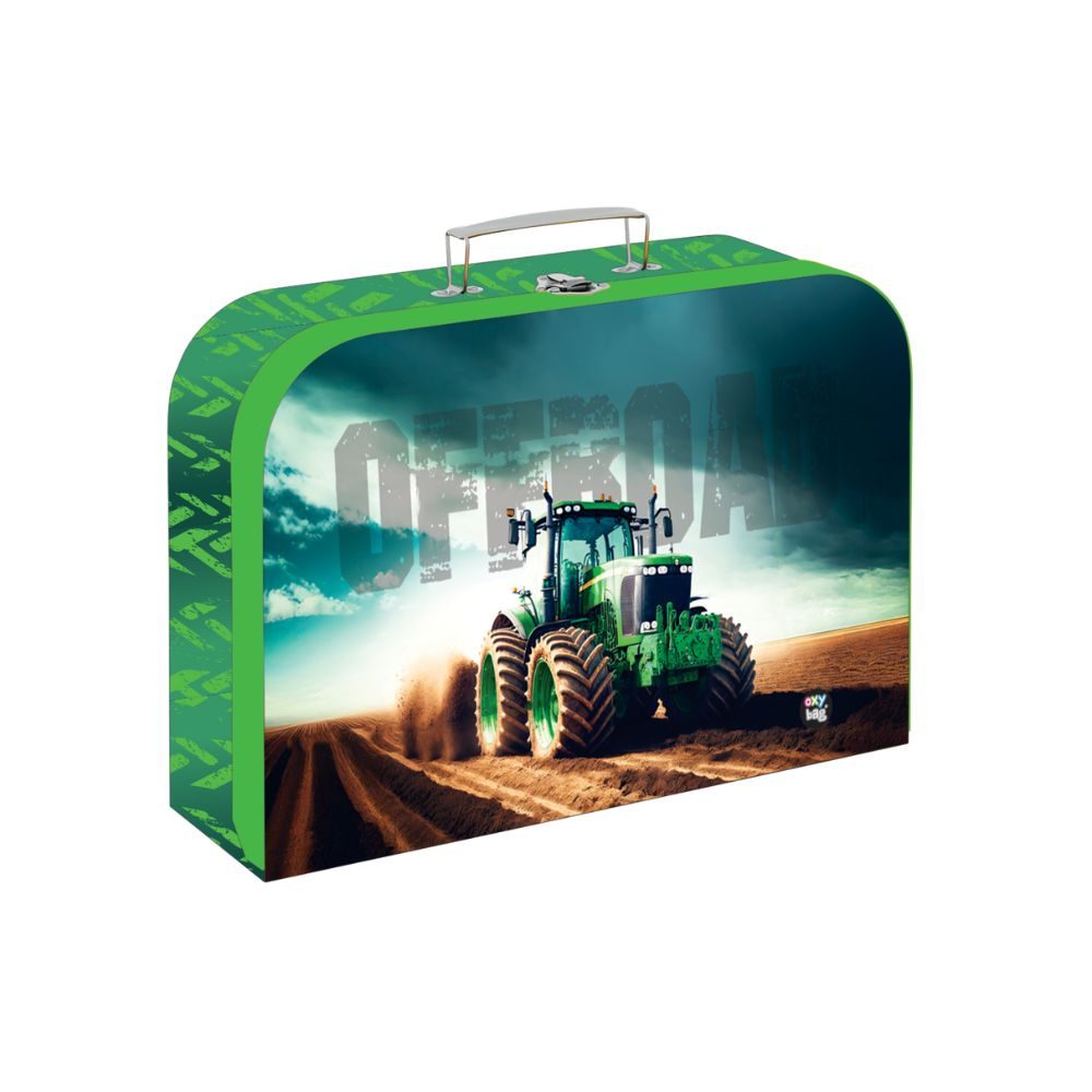 Levně Kufřík lamino 34 cm traktor