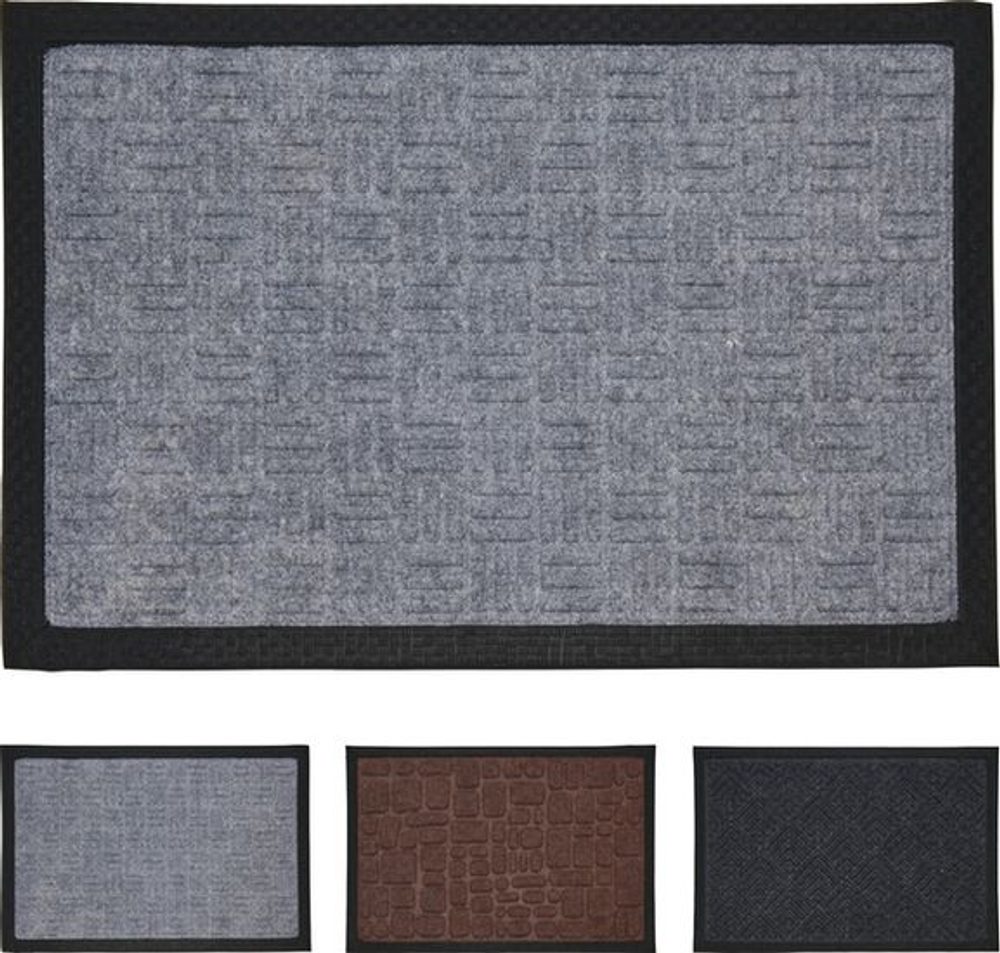 Levně rohož 60x40cm 3barvy, textil/guma