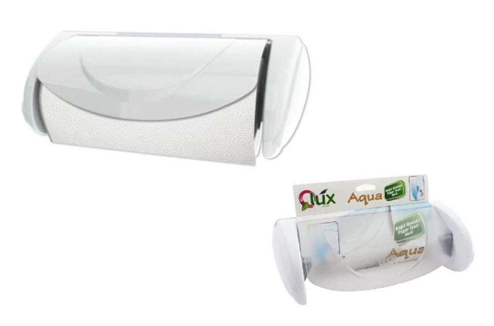 Levně držák pap.utěrek s klapkou-plast
