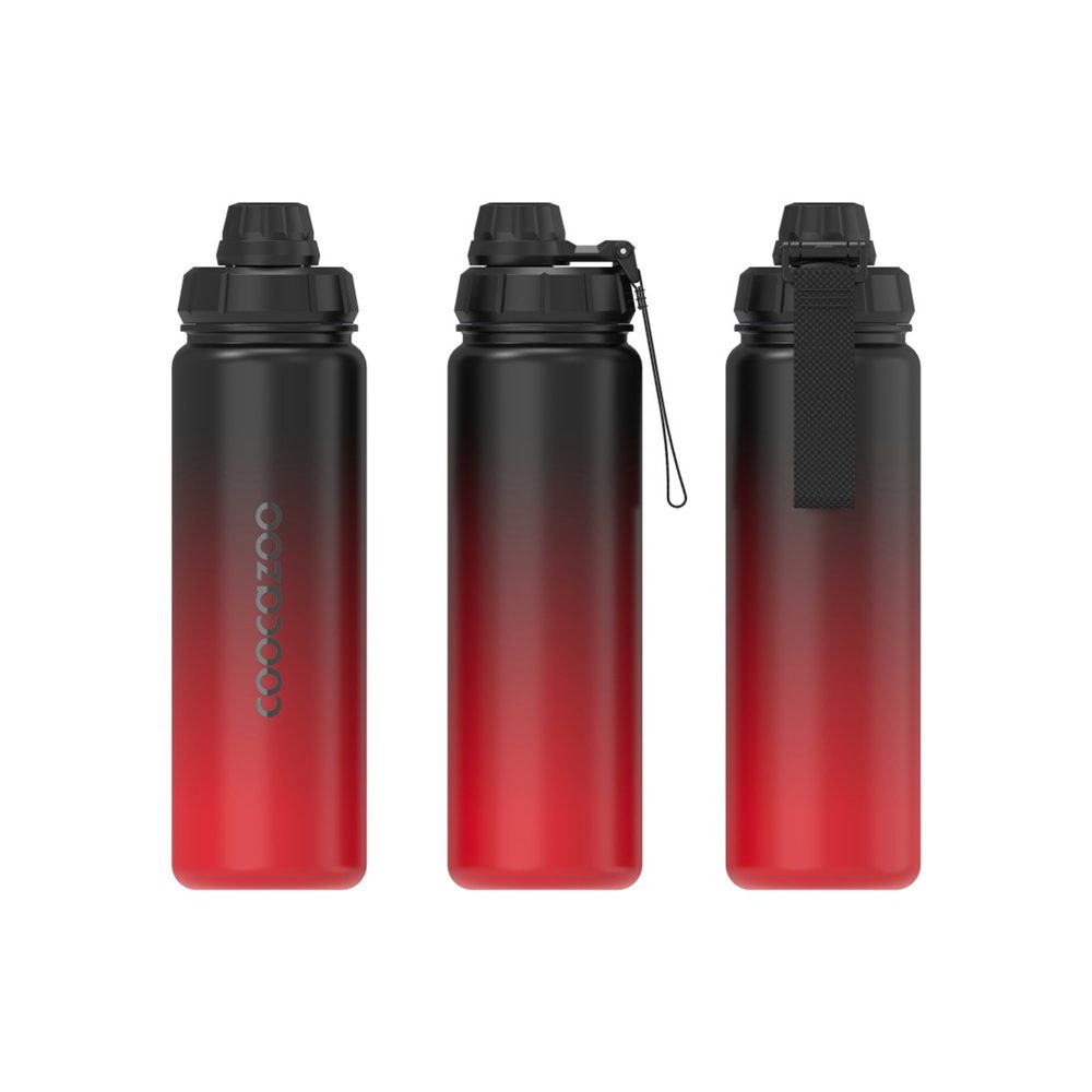 Levně Izolovaná láhev na pití z nerezové oceli coocazoo 0,7 l, Gradient Red