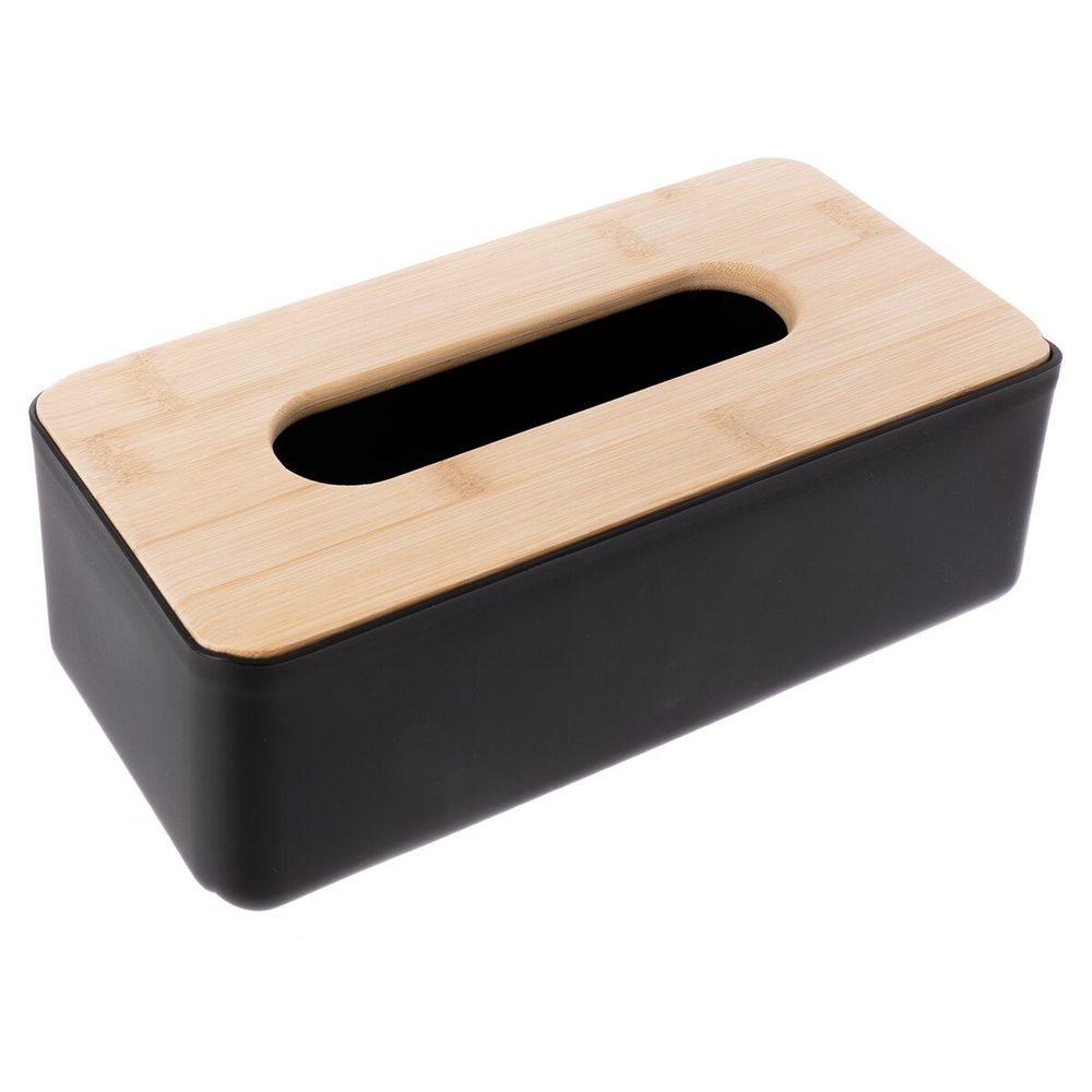 Levně Box na papírové kapesníky BLACK