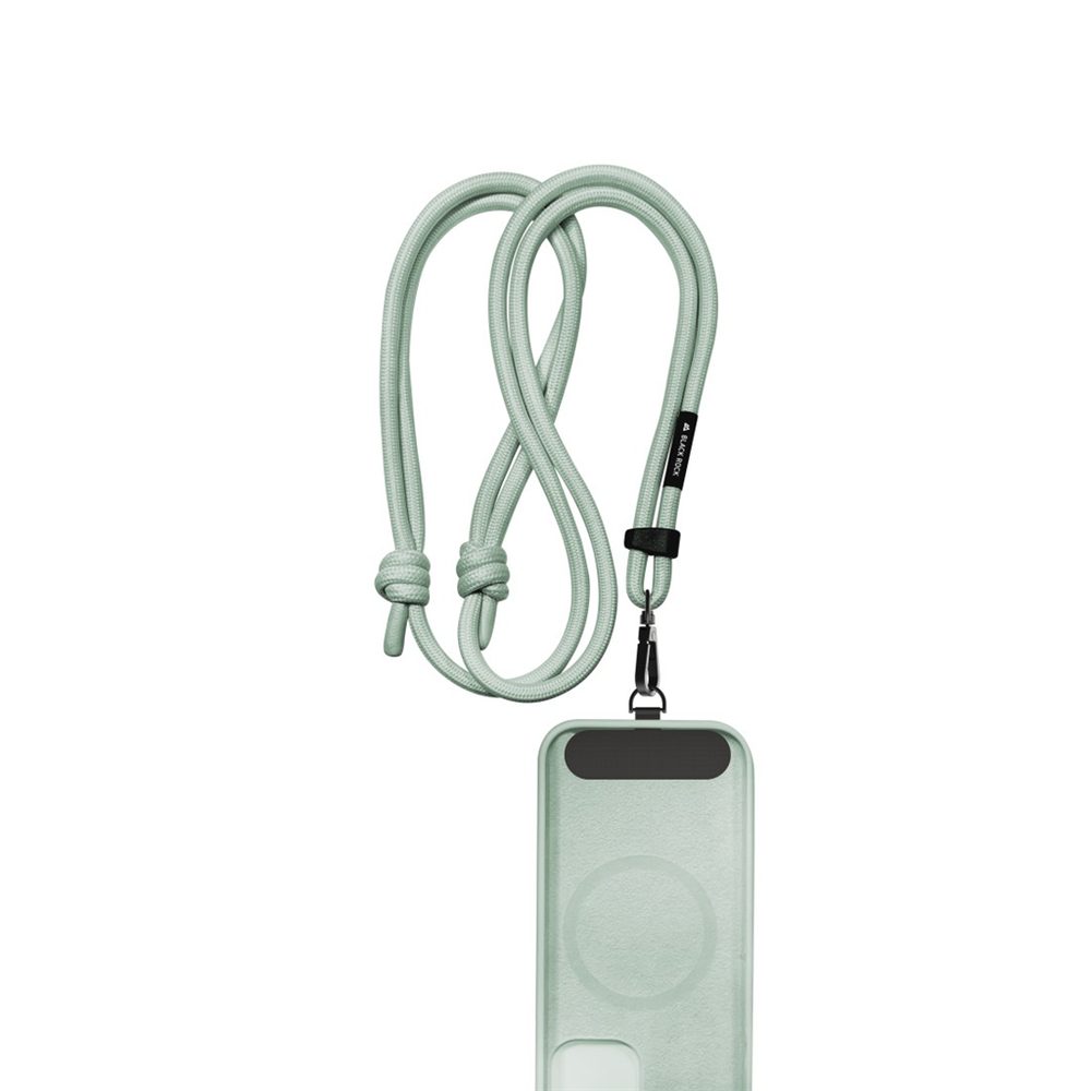 Levně Black Rock Universal Lanyard, šňůrka na mobil, s karabinkou, 30-60 cm, šalvějově zelená