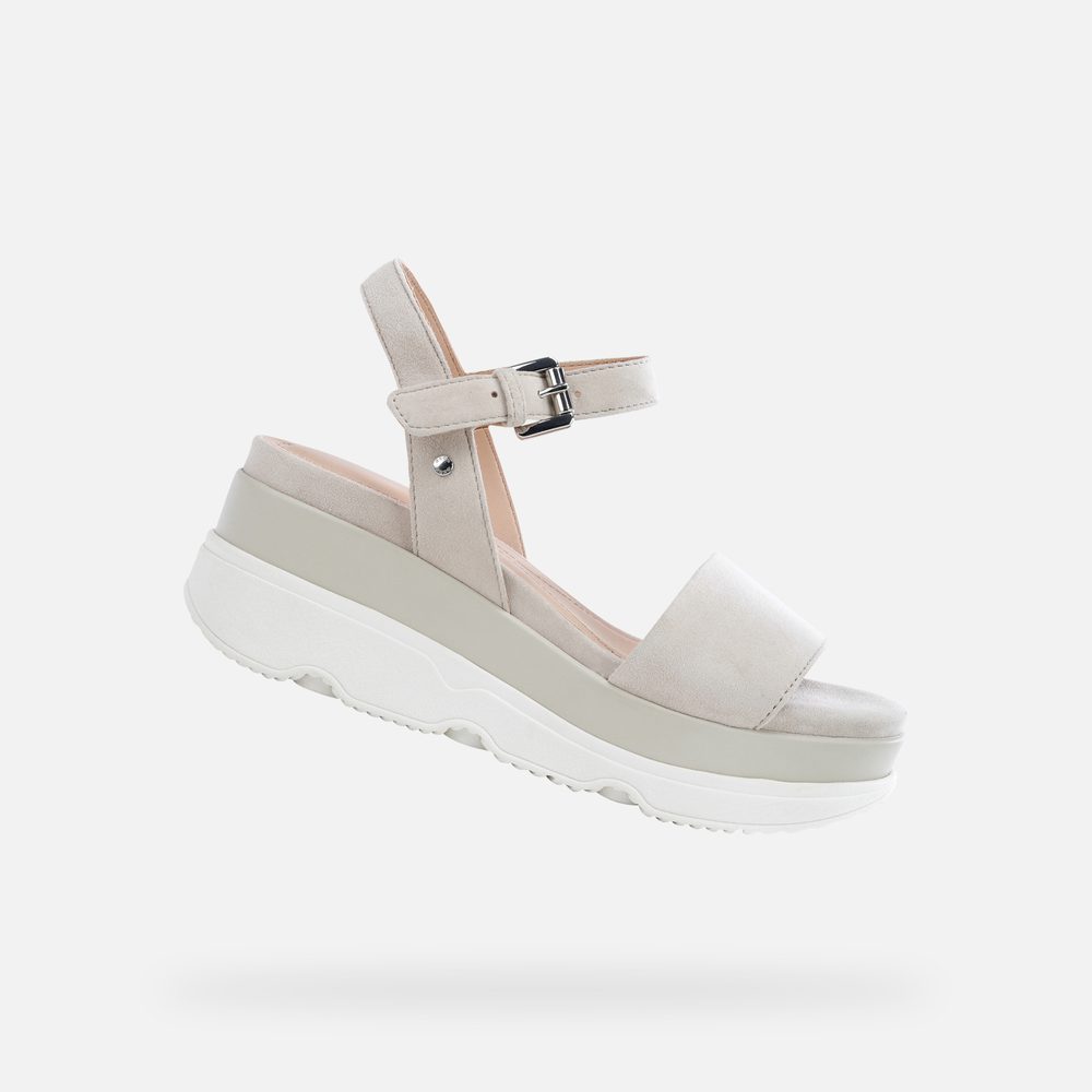 Béžové dámské sandály Geox Gardenia - 36,5