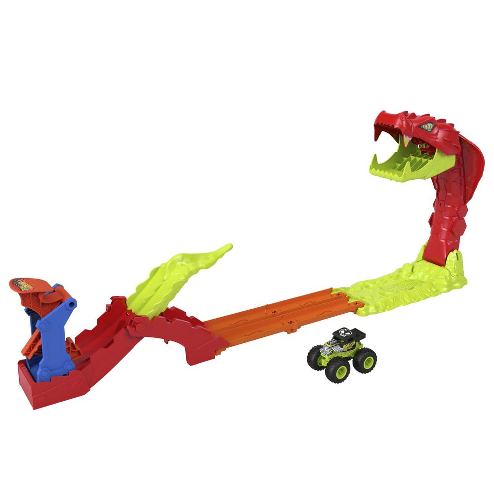 Levně Hot Wheels MONSTER TRUCKS SNAKE SLAM TAKEDOWN