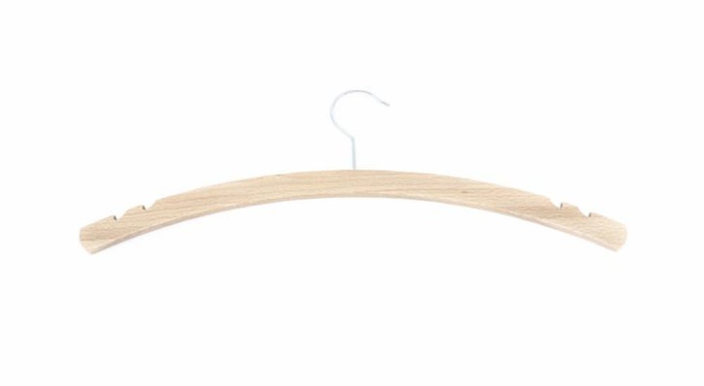 Levně ramínko 42,5cm, dám., 2zář., EAN, vosk.dřevo