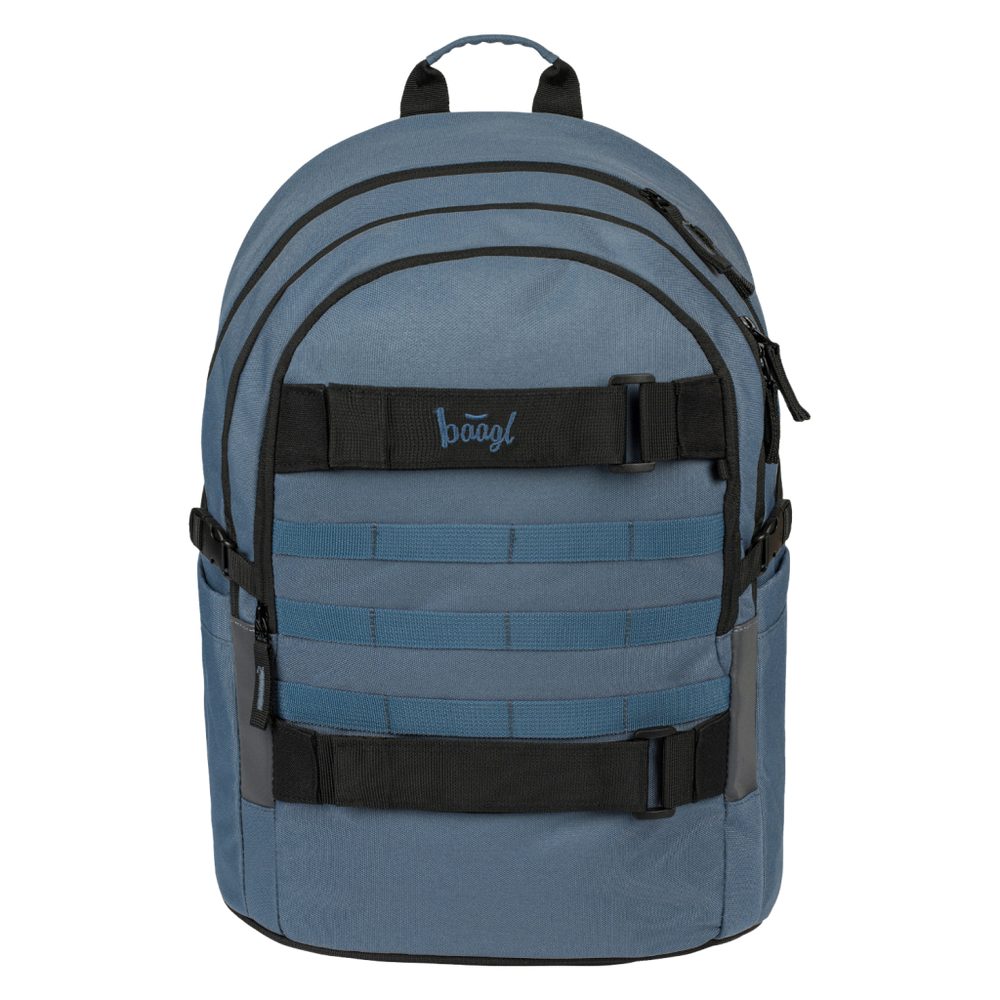 Levně BAAGL Školní batoh Skate Dust Blue