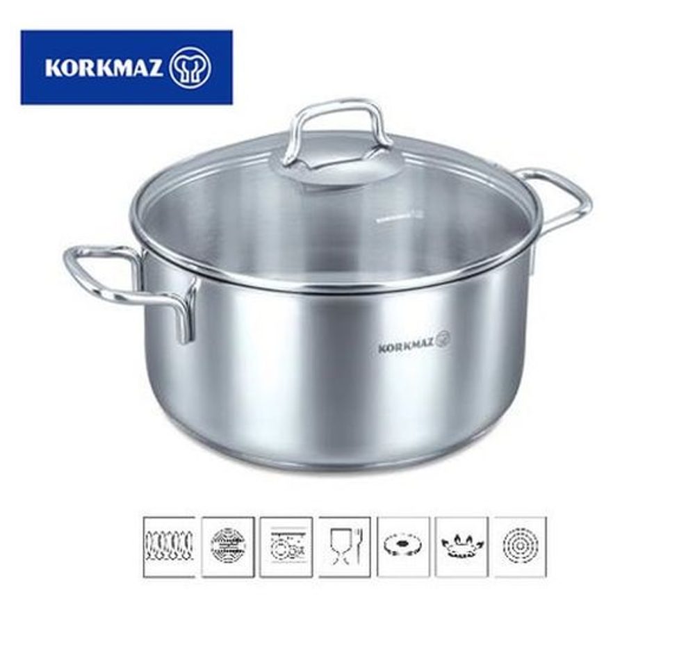 Levně rendlík d18+PO skl. PERLA, 2,3l, v. 9cm, indukce, NR