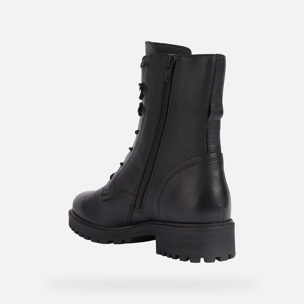Černá dámská kotníková obuv Geox Hoara - 35 (obrázek 5)